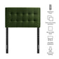Lily Stain-Resistant Performance Velvet Twin Size Headboard by Modway