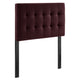 Lily Stain-Resistant Performance Velvet Twin Size Headboard by Modway