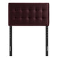 Lily Stain-Resistant Performance Velvet Twin Size Headboard by Modway