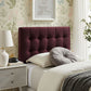 Lily Stain-Resistant Performance Velvet Twin Size Headboard by Modway
