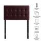 Lily Stain-Resistant Performance Velvet Twin Size Headboard by Modway