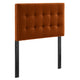 Lily Stain-Resistant Performance Velvet Twin Size Headboard by Modway