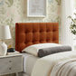 Lily Stain-Resistant Performance Velvet Twin Size Headboard by Modway