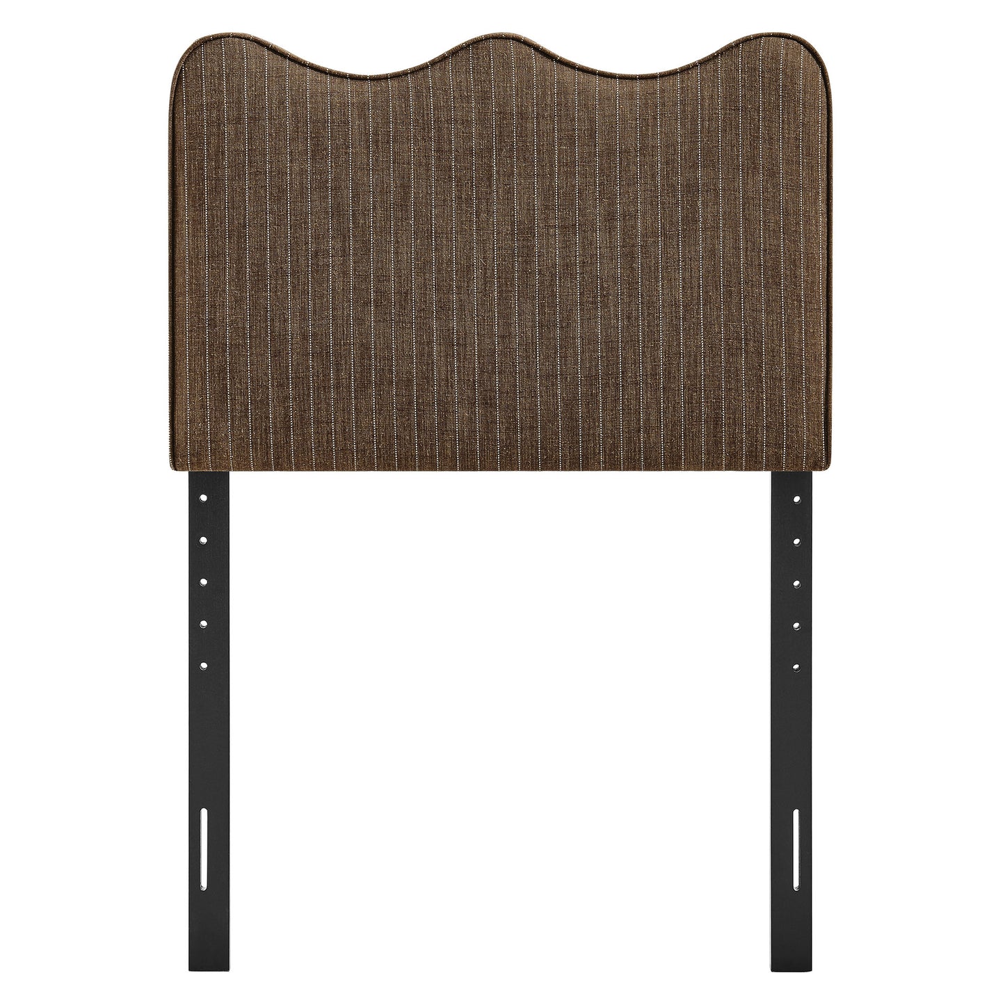 Athena Striped Fabric Upholstered Twin Size Headboard by Modway