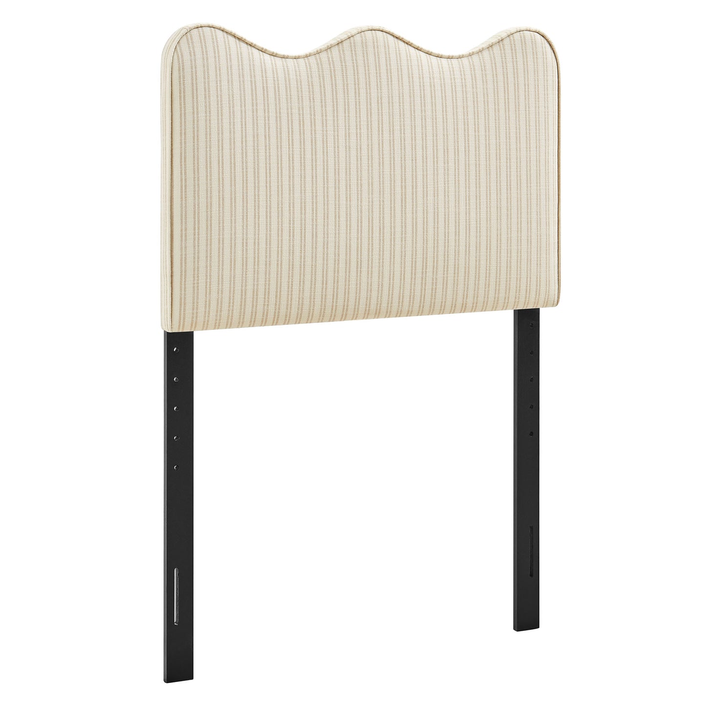 Athena Striped Fabric Upholstered Twin Size Headboard by Modway