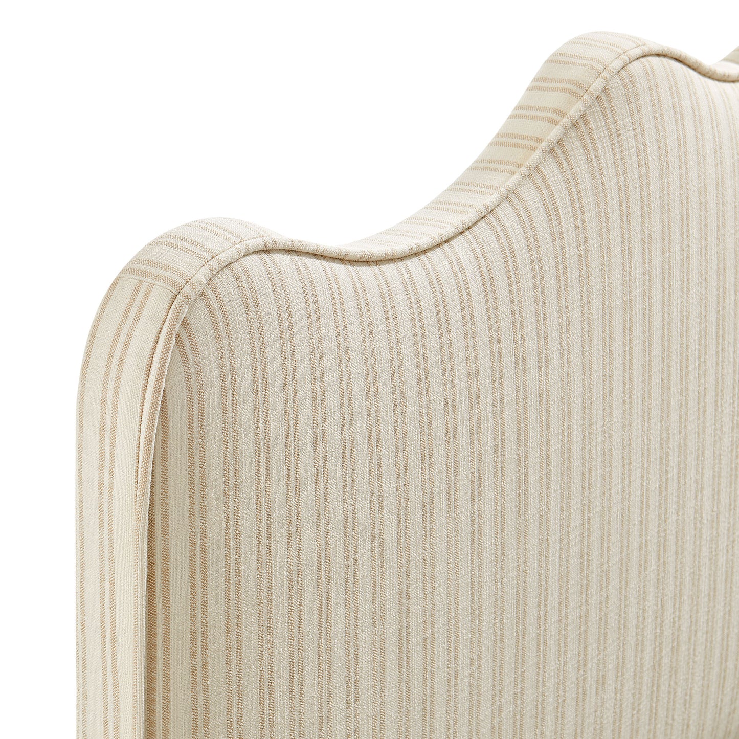 Athena Striped Fabric Upholstered Twin Size Headboard by Modway