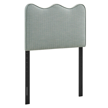 Athena Striped Fabric Upholstered Twin Size Headboard by Modway