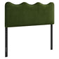 Athena Stain-Resistant Performance Velvet Full Size Headboard by Modway