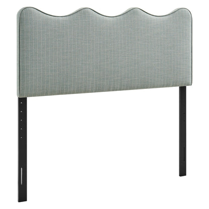 Athena Striped Fabric Upholstered Full Size Headboard by Modway