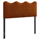 Athena Stain-Resistant Performance Velvet Queen Size Headboard by Modway