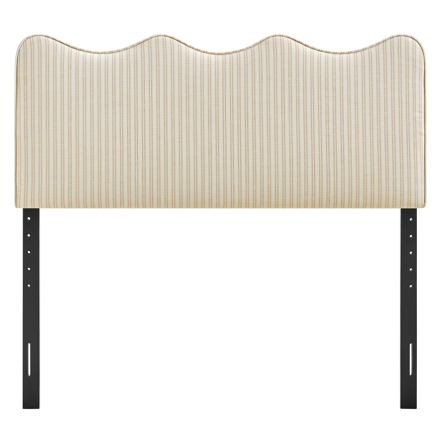 Athena Striped Fabric Upholstered Queen Size Headboard by Modway