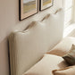 Athena Striped Fabric Upholstered Queen Size Headboard by Modway