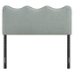 Athena Striped Fabric Upholstered Queen Size Headboard by Modway
