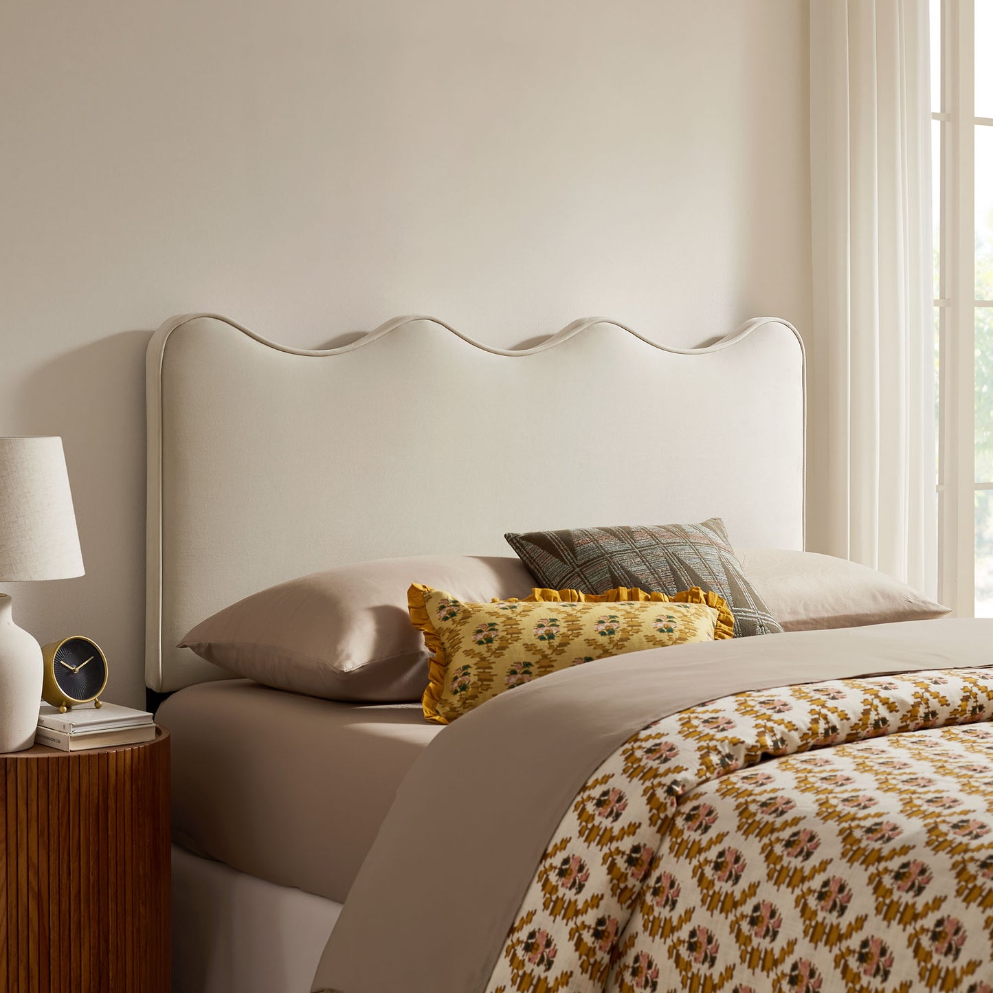 Athena Stain-Resistant Performance Velvet King Size Headboard by Modway