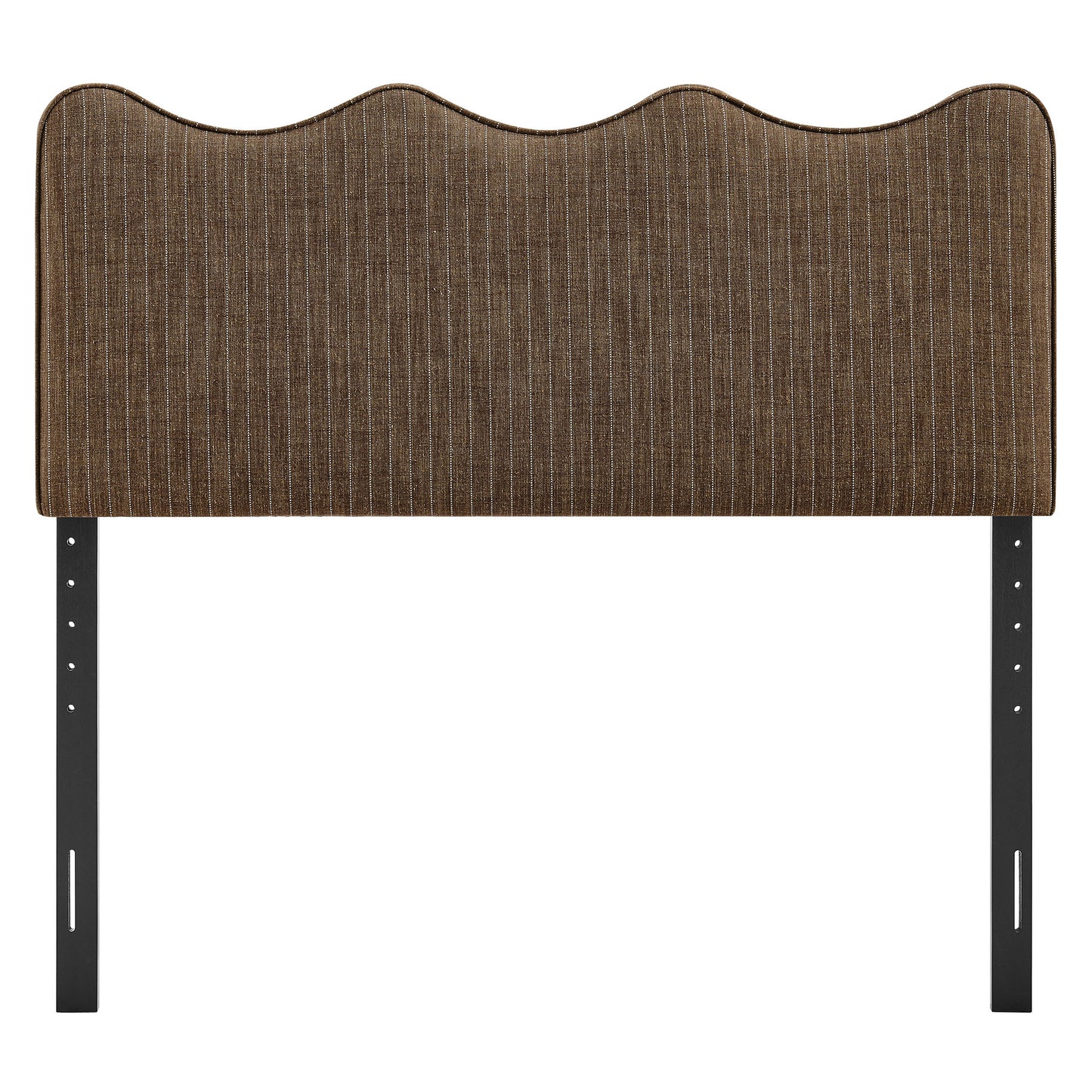 Athena Striped Fabric Upholstered King Size Headboard by Modway