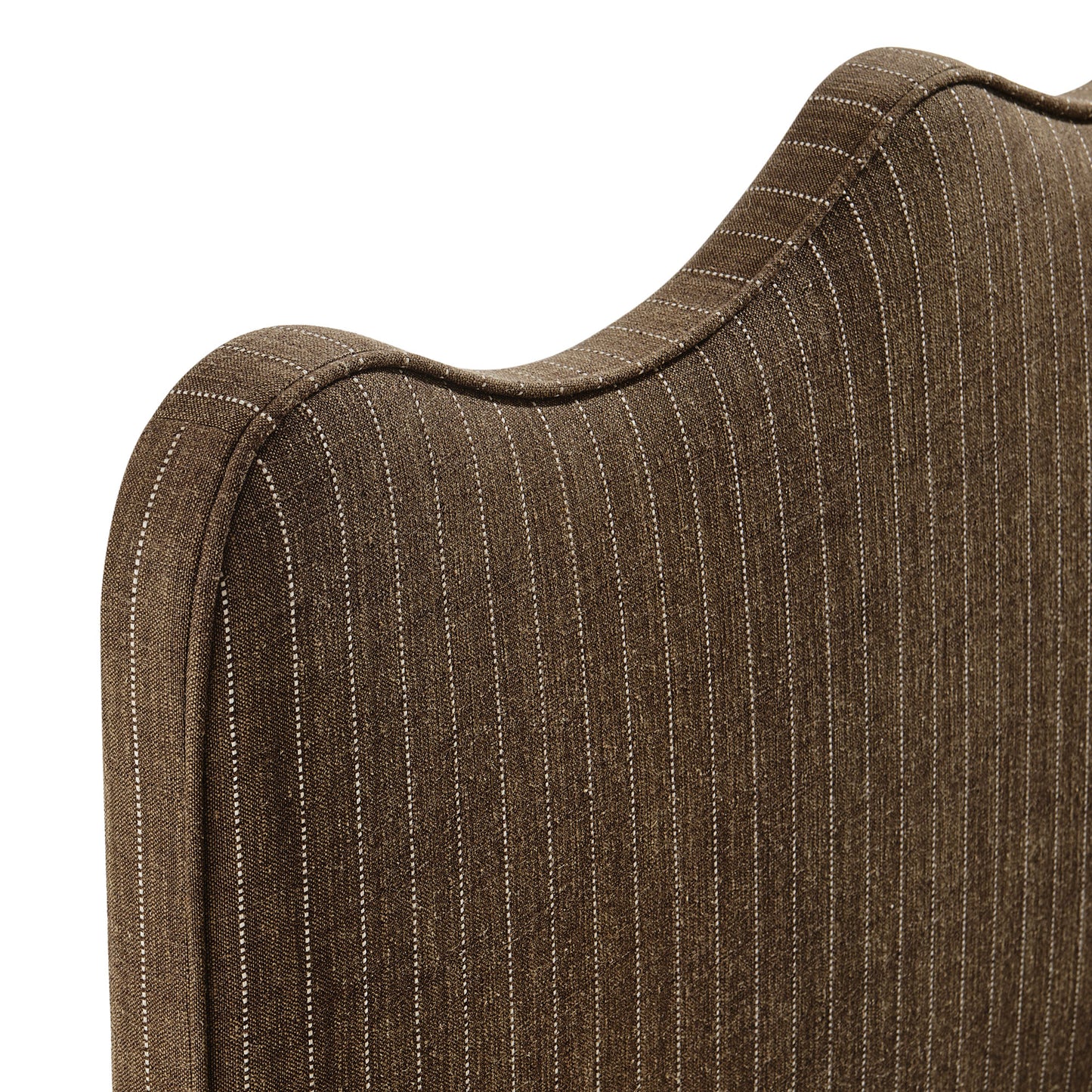Athena Striped Fabric Upholstered King Size Headboard by Modway