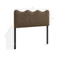 Athena Striped Fabric Upholstered King Size Headboard by Modway