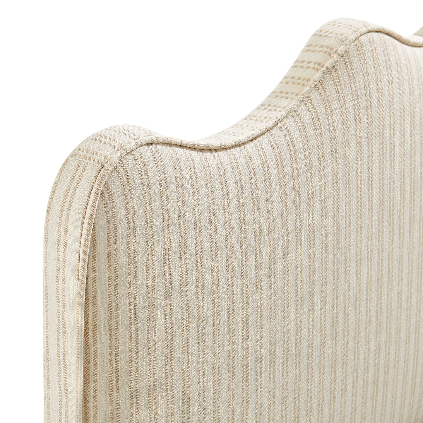 Athena Striped Fabric Upholstered King Size Headboard by Modway