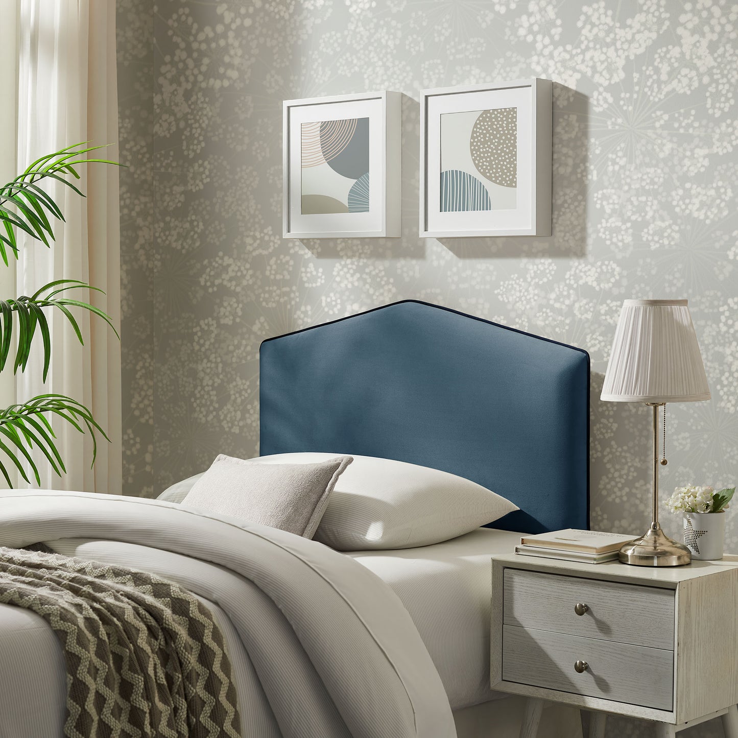 Cosette Performance Velvet Twin Size Headboard by Modway