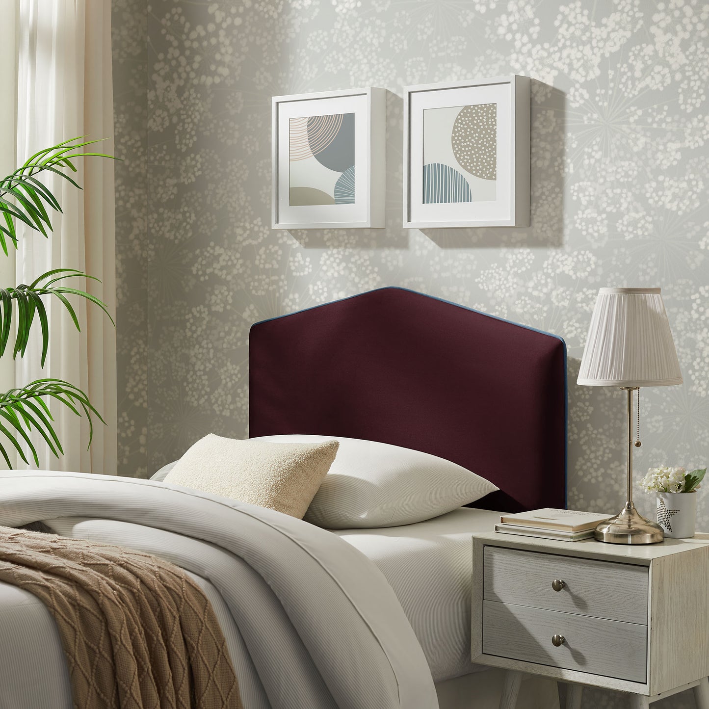 Cosette Performance Velvet Twin Size Headboard by Modway