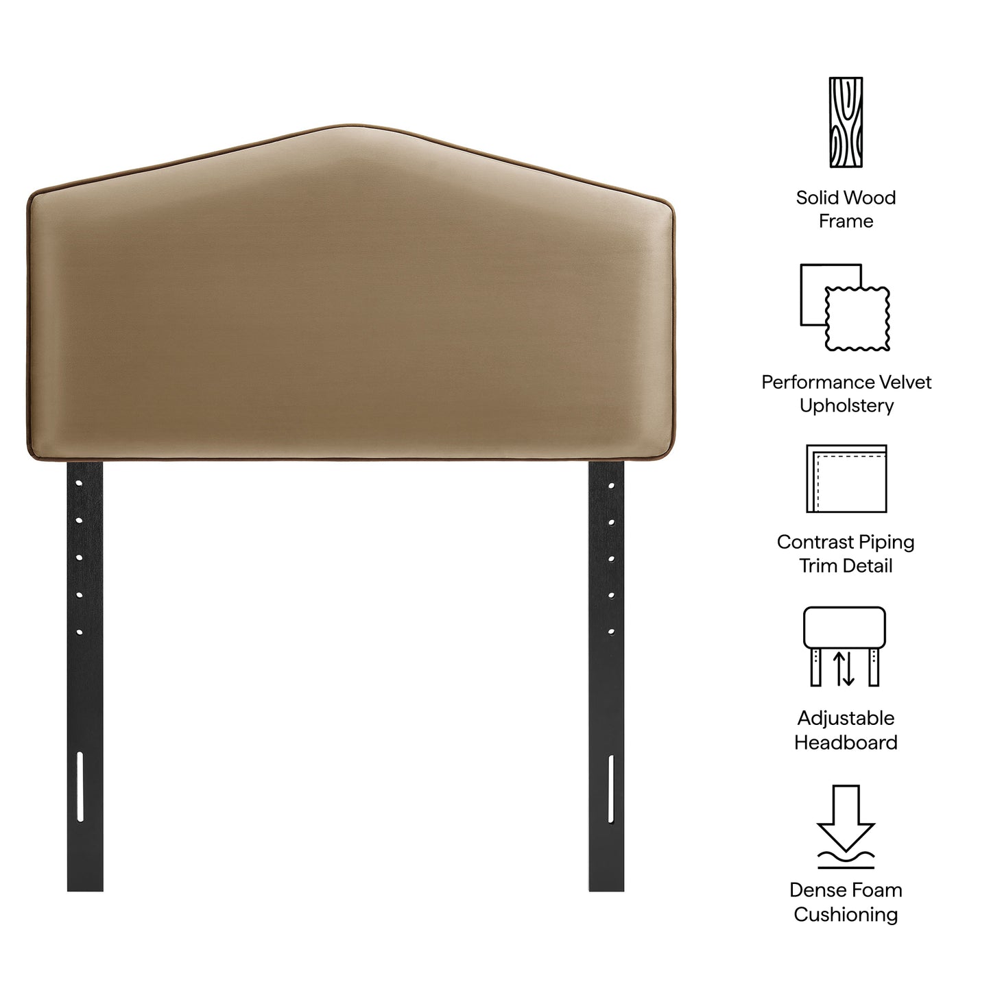 Cosette Performance Velvet Twin Size Headboard by Modway