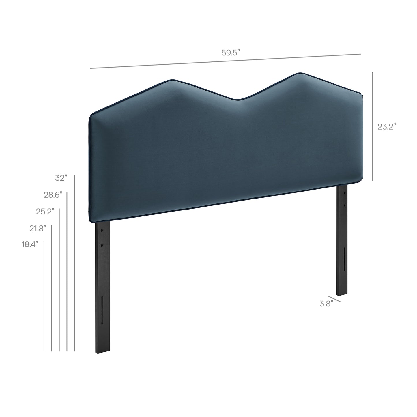 Cosette Performance Velvet Full Size Headboard by Modway