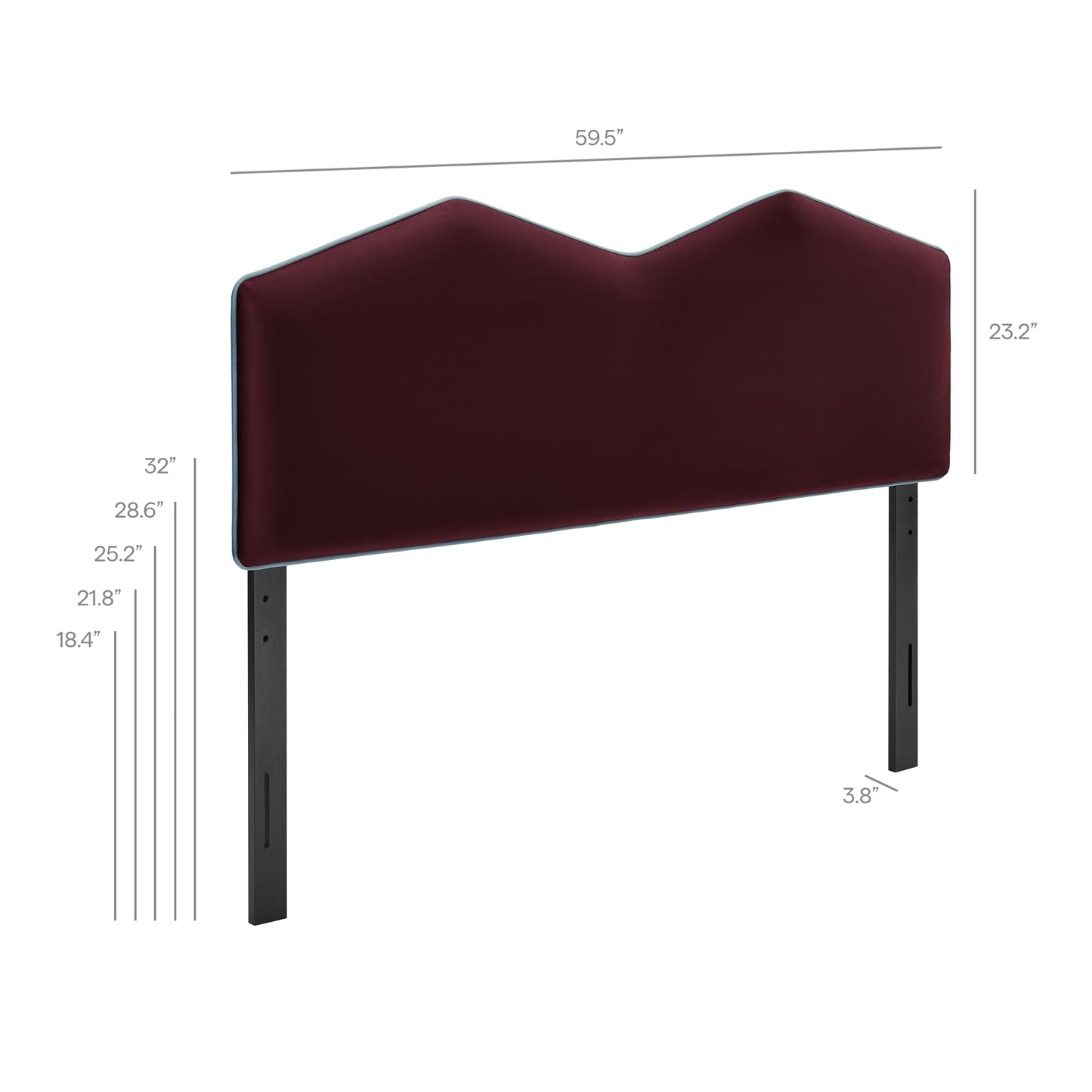 Cosette Performance Velvet Full Size Headboard by Modway