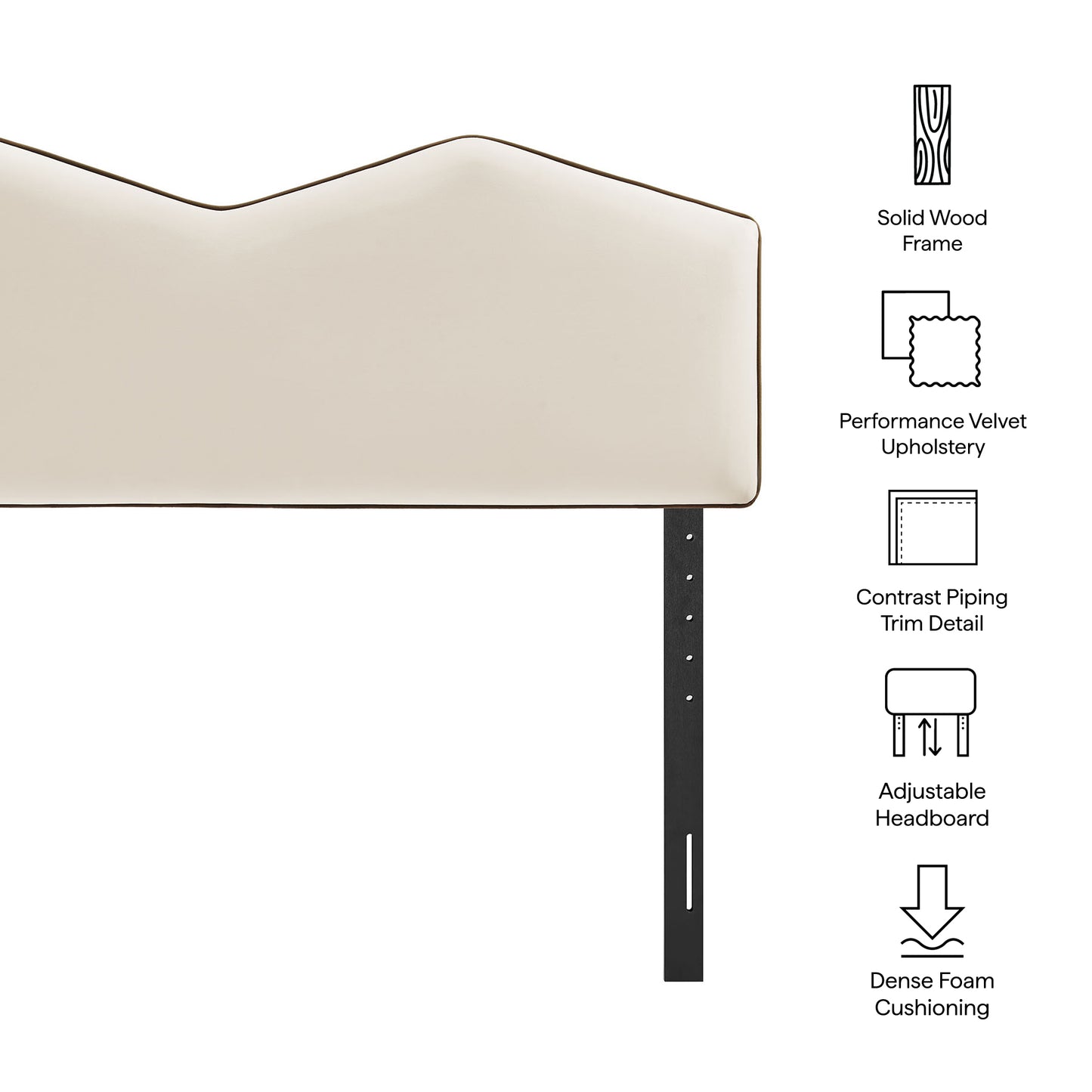 Cosette Performance Velvet King Size Headboard by Modway