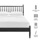 Zane King Size Spindle Bed by Modway
