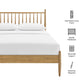 Zane King Size Spindle Bed by Modway