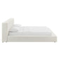 Luma Chenille Upholstered Queen Platform Bed Frame by Modway