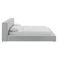 Luma Chenille Upholstered Queen Platform Bed Frame by Modway