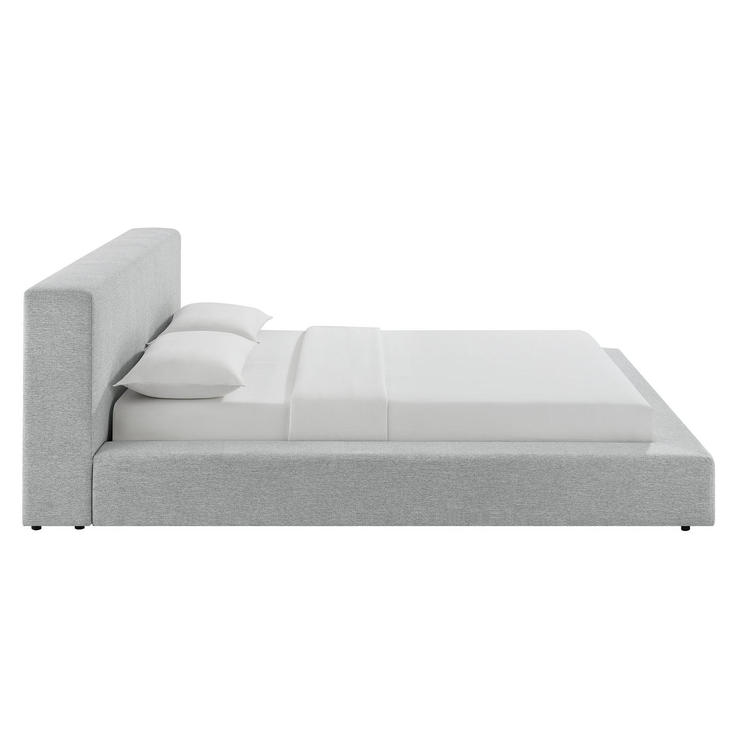 Luma Chenille Upholstered Queen Platform Bed Frame by Modway
