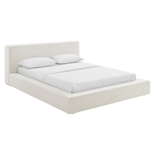 Luma Chenille Upholstered King Platform Bed Frame by Modway