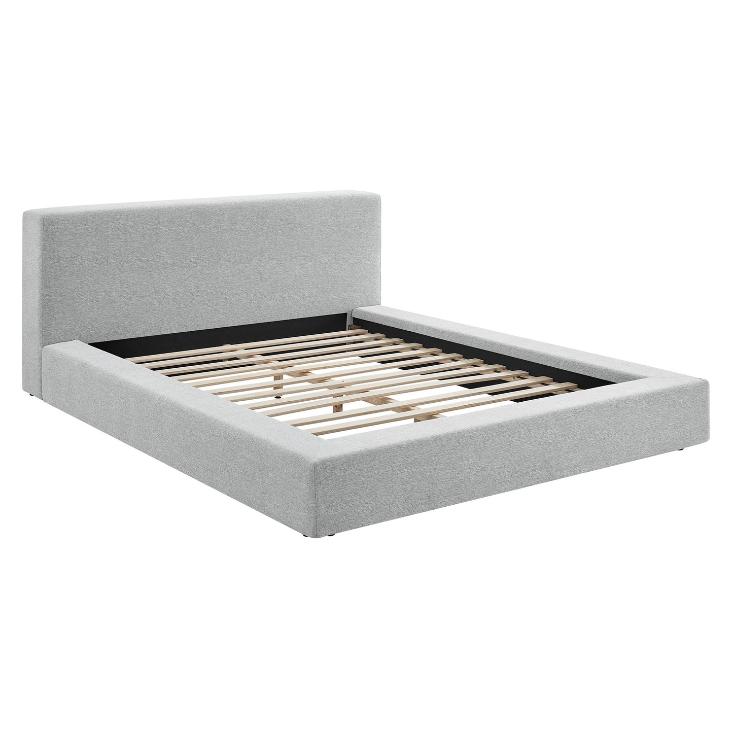 Luma Chenille Upholstered King Platform Bed Frame by Modway