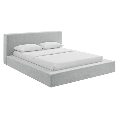 Luma Chenille Upholstered King Platform Bed Frame by Modway