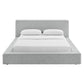 Luma Chenille Upholstered King Platform Bed Frame by Modway