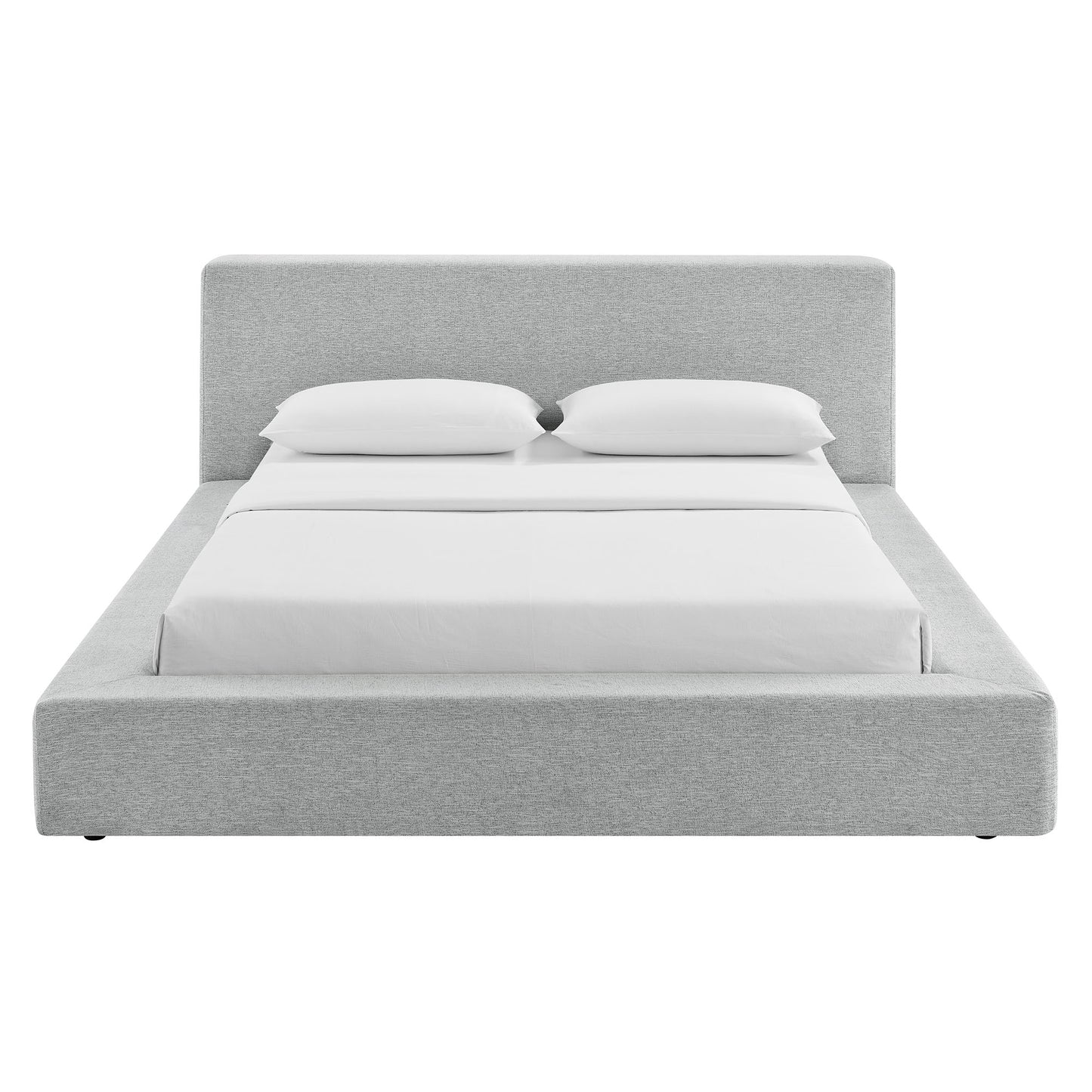 Luma Chenille Upholstered King Platform Bed Frame by Modway