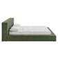 Luma Chenille Upholstered Queen Platform Bed Frame by Modway