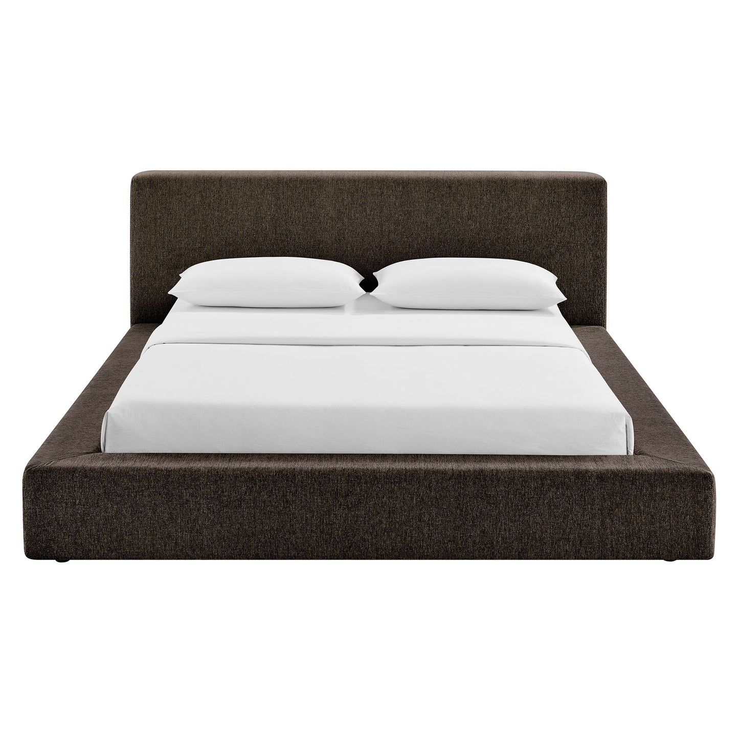Luma Chenille Upholstered Queen Platform Bed Frame by Modway