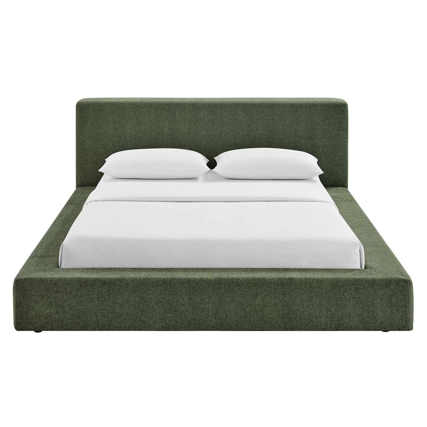 Luma Chenille Upholstered King Platform Bed Frame by Modway