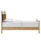 Leni Twin Size Vegan Leather and Wood Platform Bed Frame by Modway