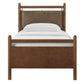 Leni Twin Size Vegan Leather and Wood Platform Bed Frame by Modway