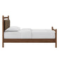 Leni Twin Size Vegan Leather and Wood Platform Bed Frame by Modway
