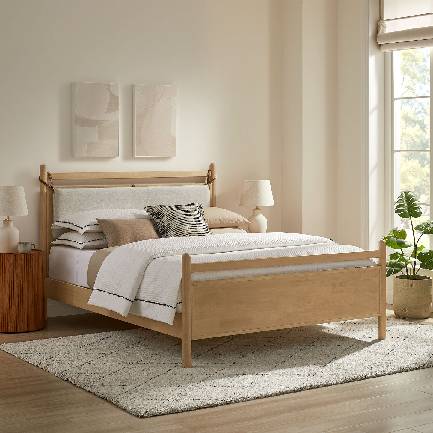 Leni Full Size Wood Platform Bed Frame by Modway