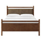 Leni Full Size Vegan Leather and Wood Platform Bed Frame by Modway
