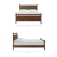 Leni Full Size Vegan Leather and Wood Platform Bed Frame by Modway