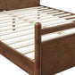 Leni Queen Size Vegan Leather and Wood Platform Bed Frame by Modway