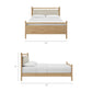 Leni King Size Wood Platform Bed Frame by Modway