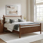 Leni King Size Wood Platform Bed Frame by Modway